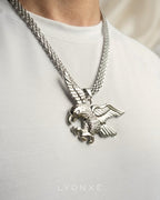 Cadena Plana (chino) + Dije Águila
