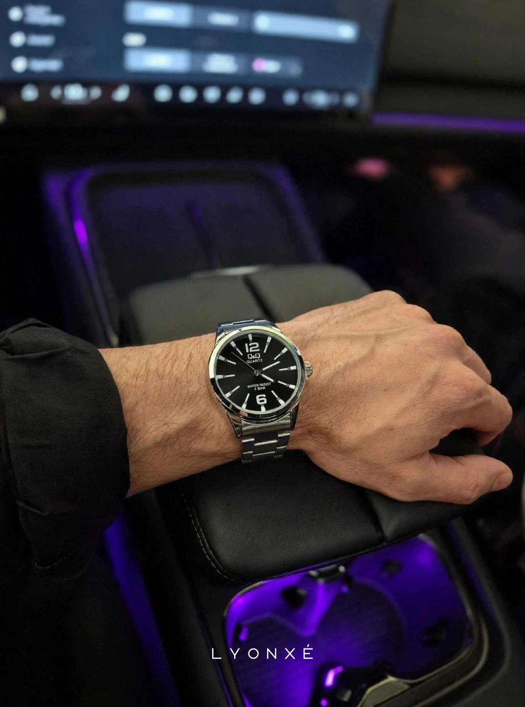 Reloj de temporada Q&Q Negro